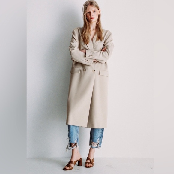 NWT Zara Leather Block Heel Sandals EU 40 / US Size 9 Airfit Technology SOLD OUT - Picture 3 of 12